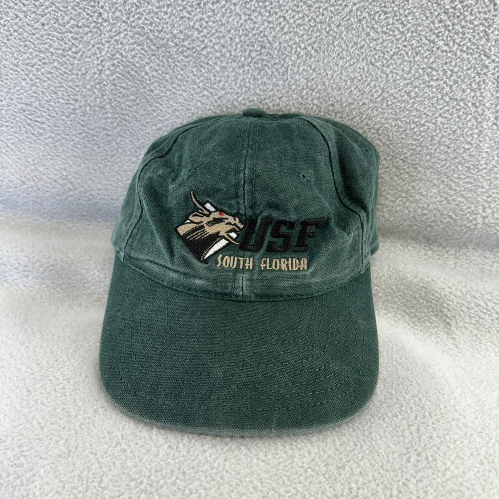University Of South Florida Hat Adult One Size Adjustable Strapback Canvas 90s
